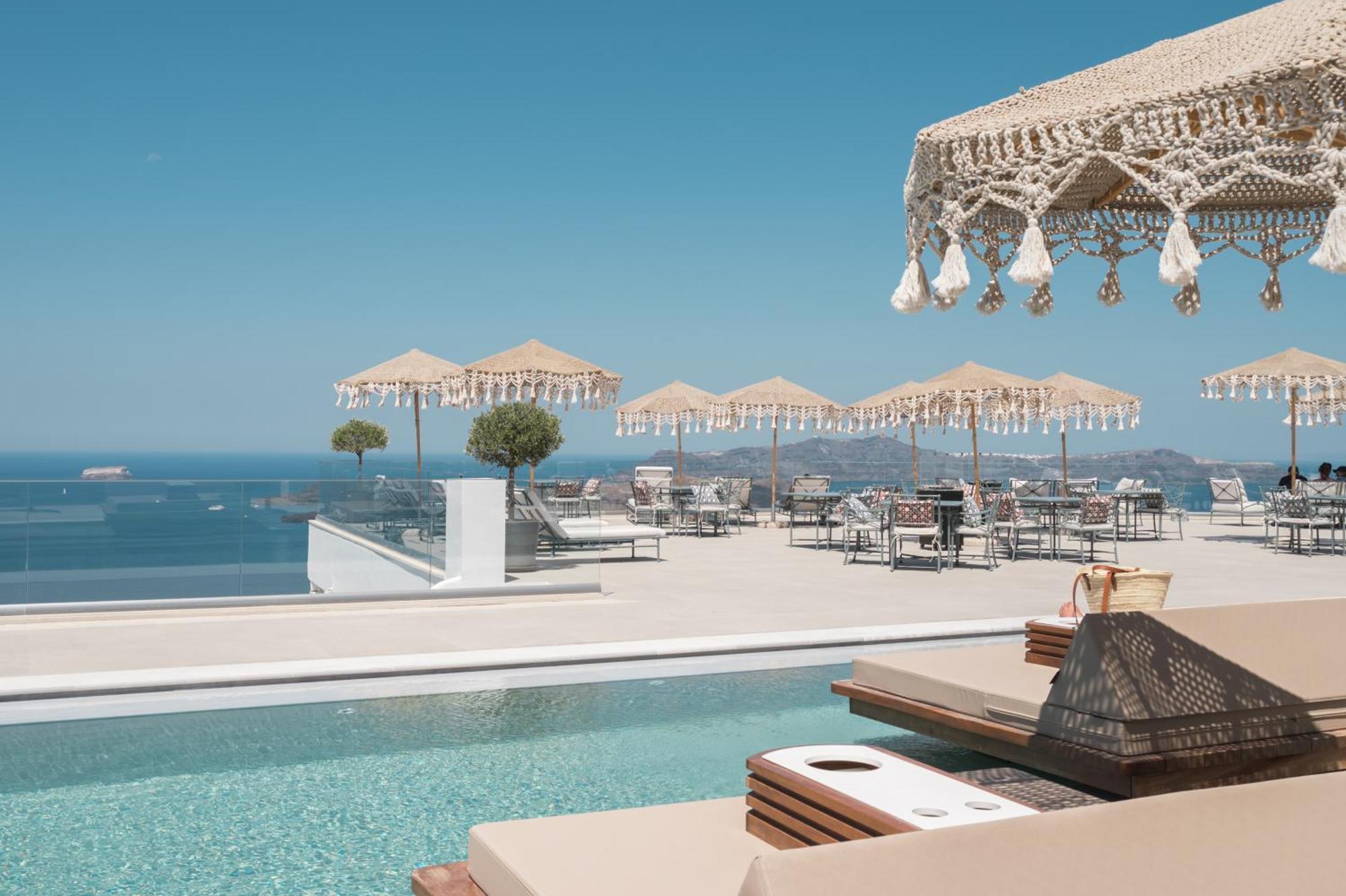 Apeiron Blue Santorini - Sustainable Adults Only 14 Plus Fíra Kültér fotó