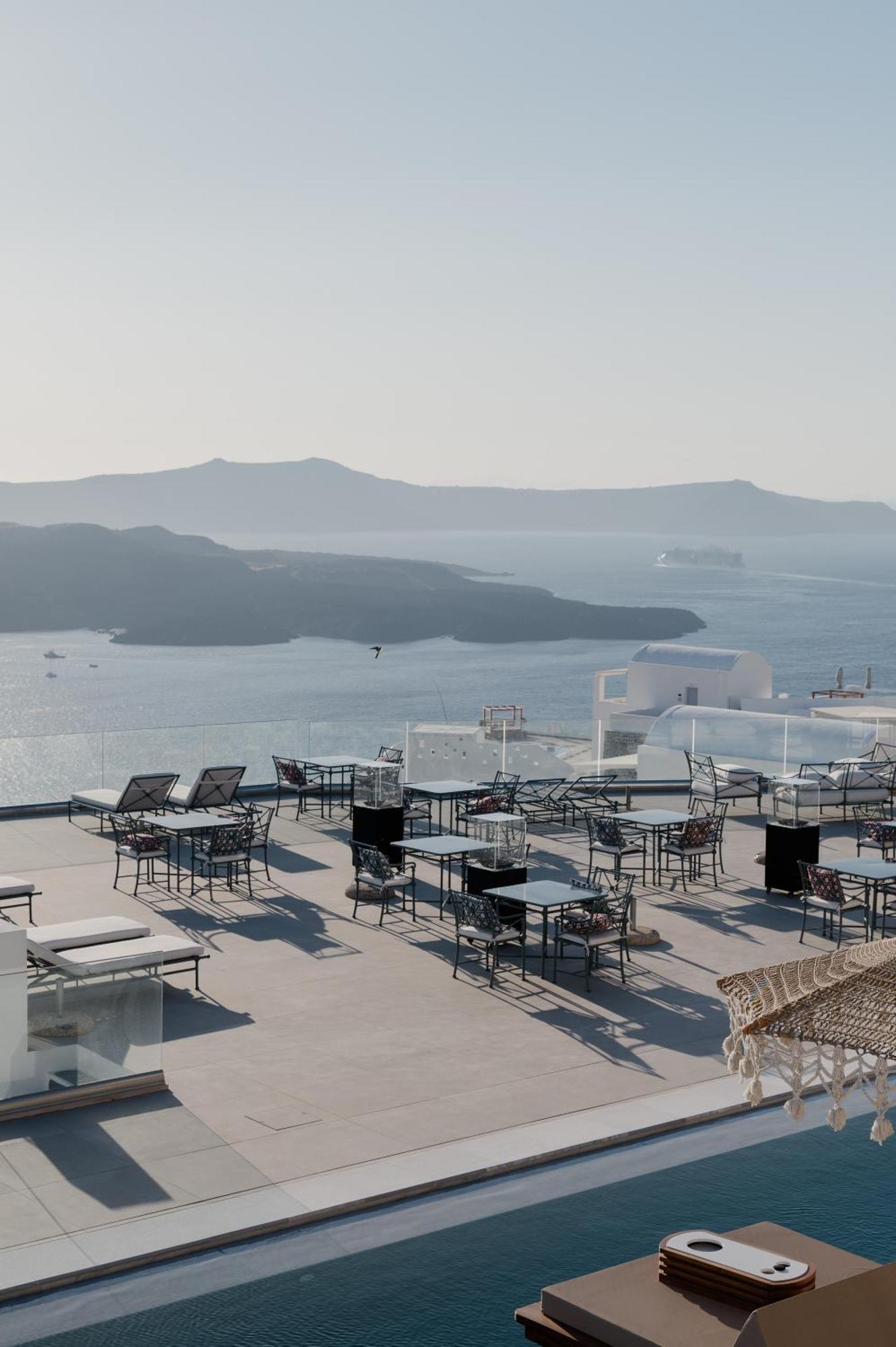 Apeiron Blue Santorini - Sustainable Adults Only 14 Plus Fíra Kültér fotó