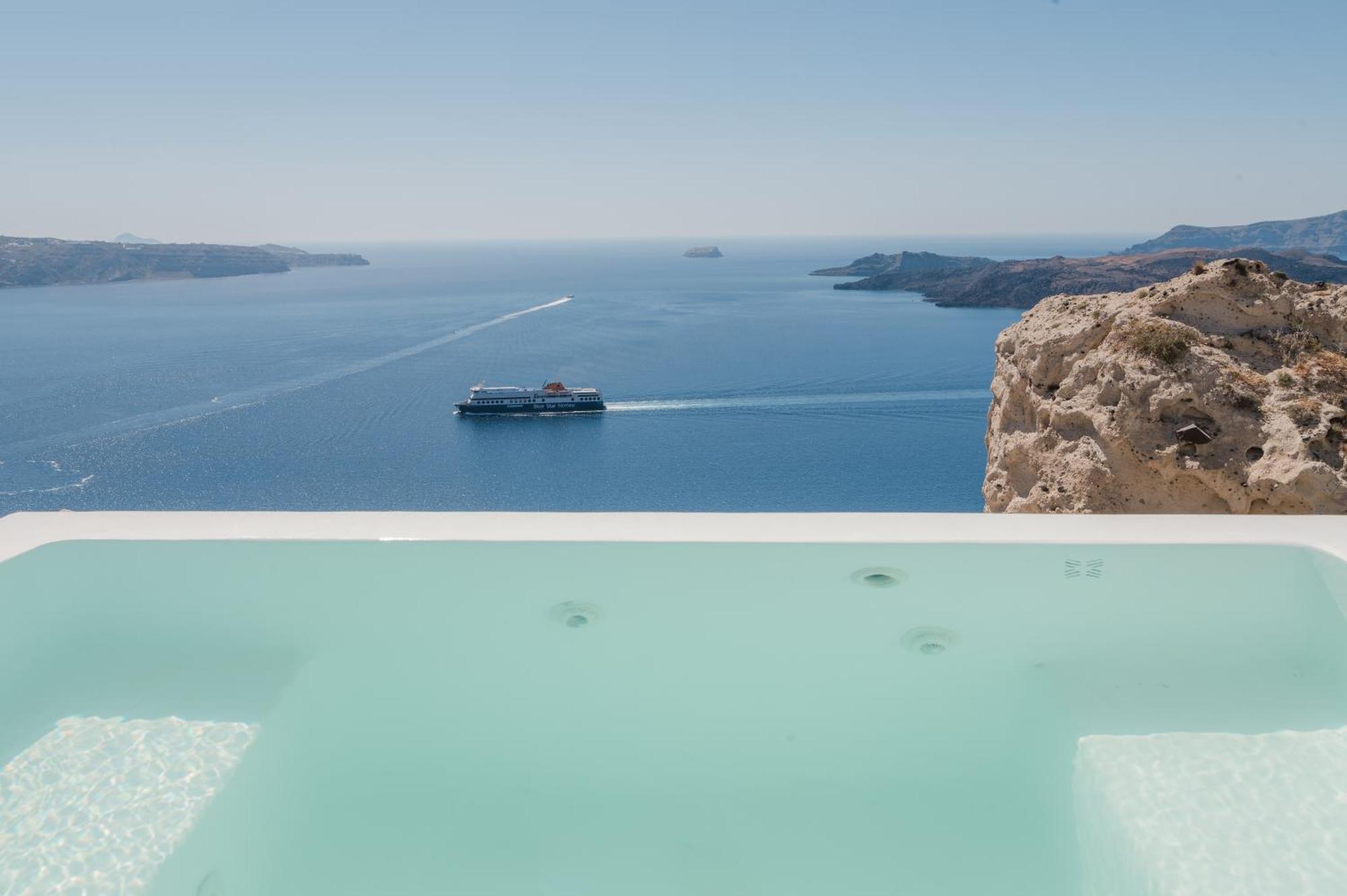 Apeiron Blue Santorini - Sustainable Adults Only 14 Plus Fíra Kültér fotó