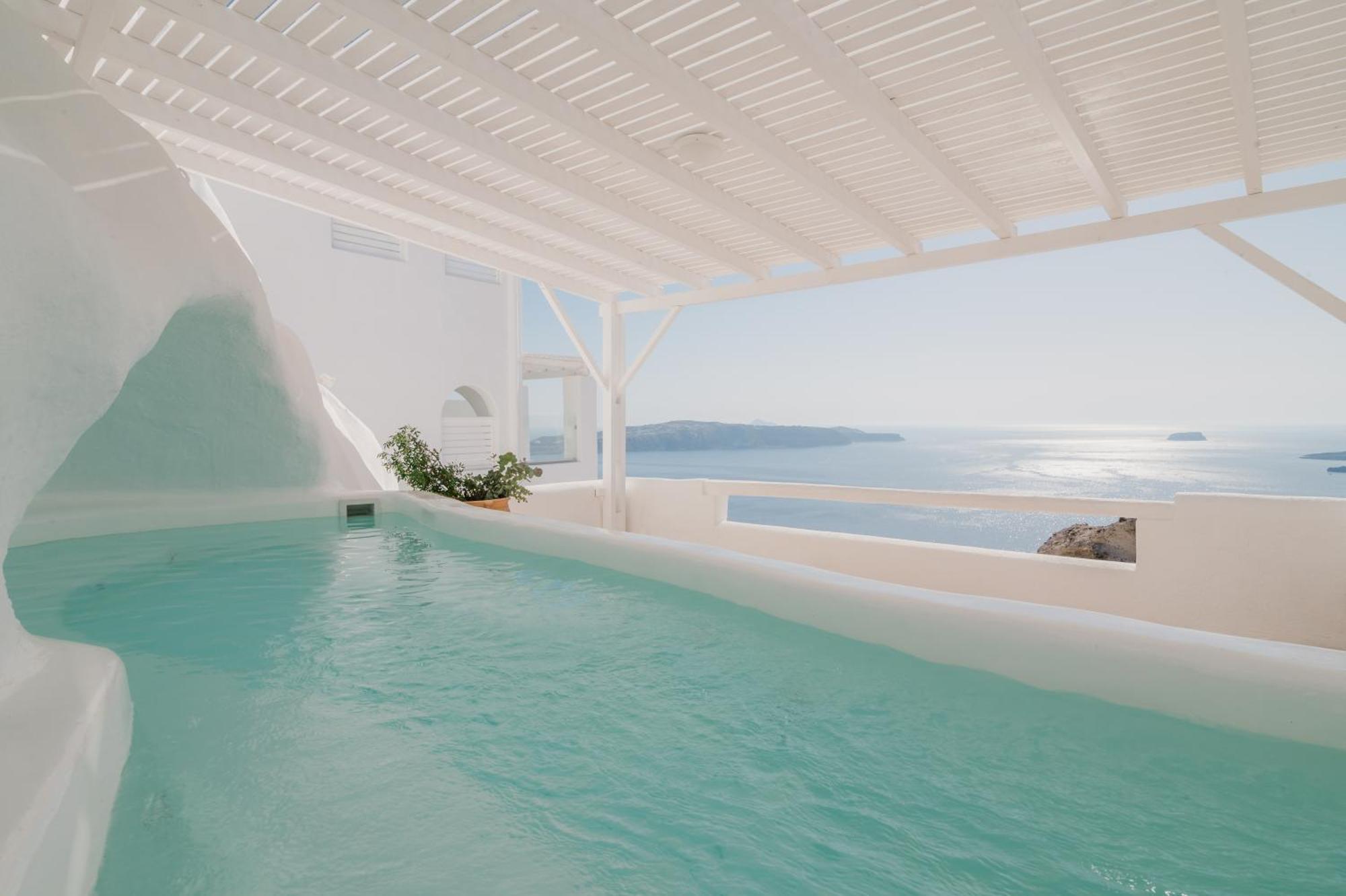Apeiron Blue Santorini - Sustainable Adults Only 14 Plus Fíra Kültér fotó