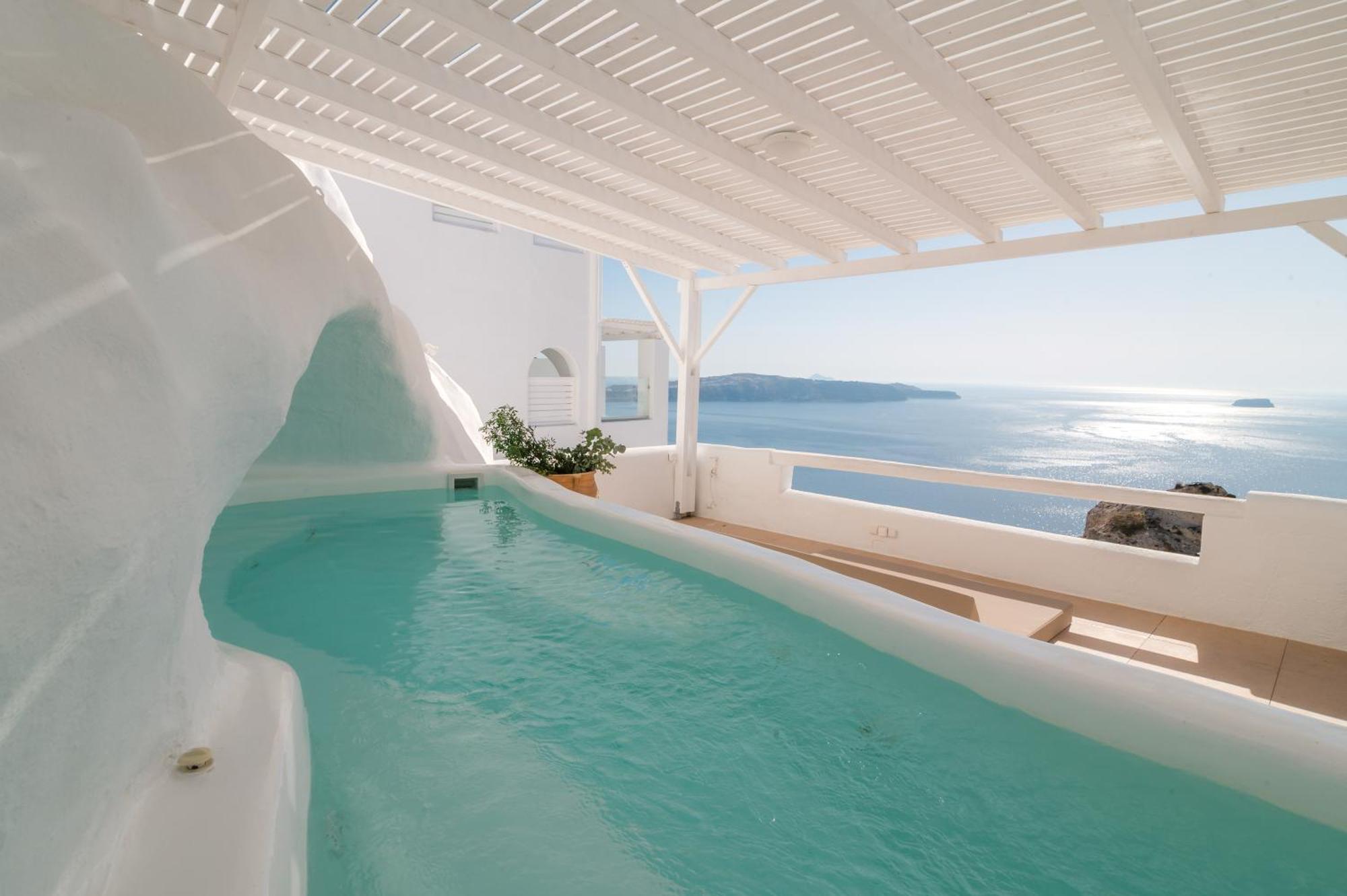 Apeiron Blue Santorini - Sustainable Adults Only 14 Plus Fíra Kültér fotó