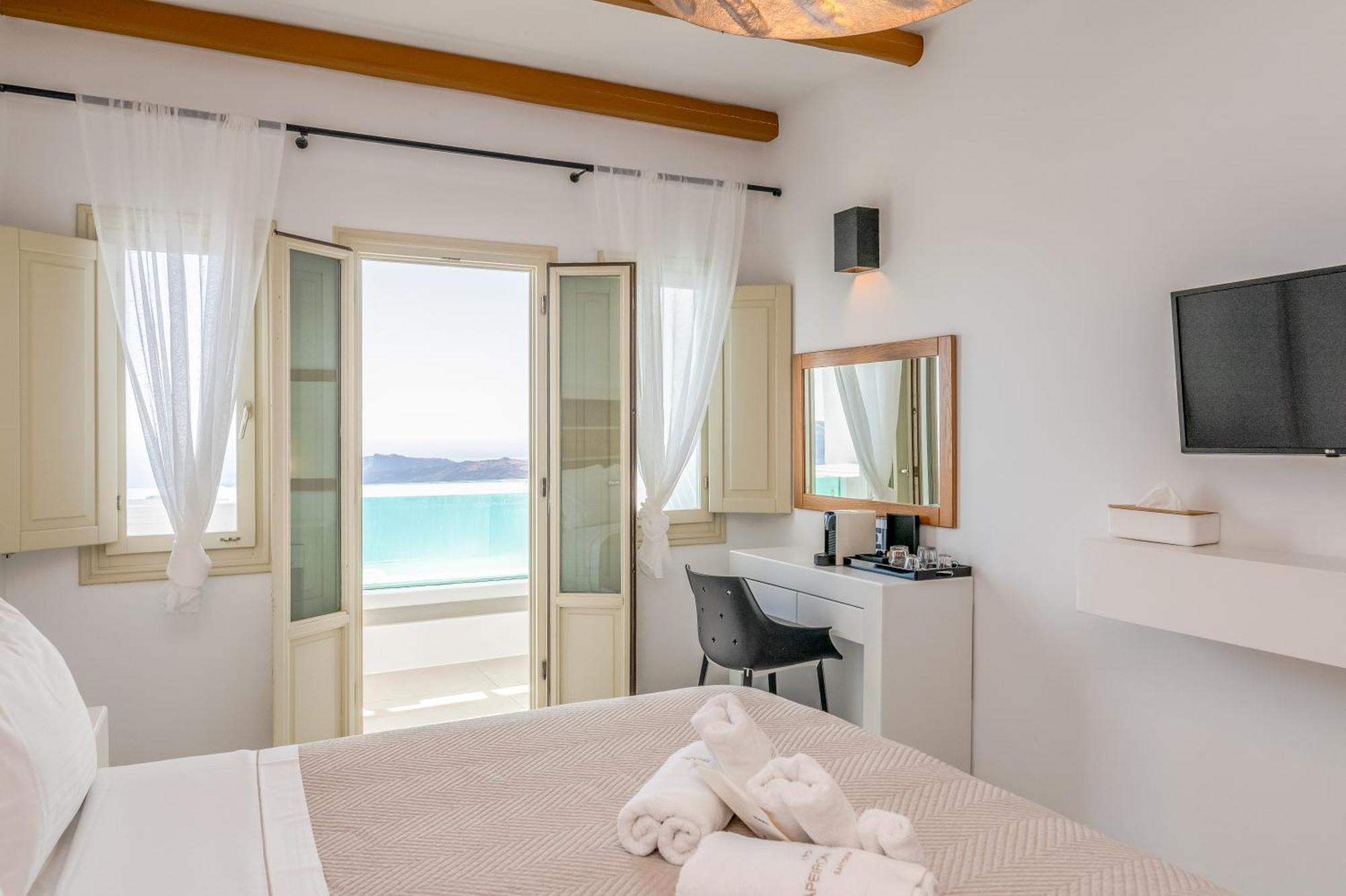 Apeiron Blue Santorini - Sustainable Adults Only 14 Plus Fíra Szoba fotó