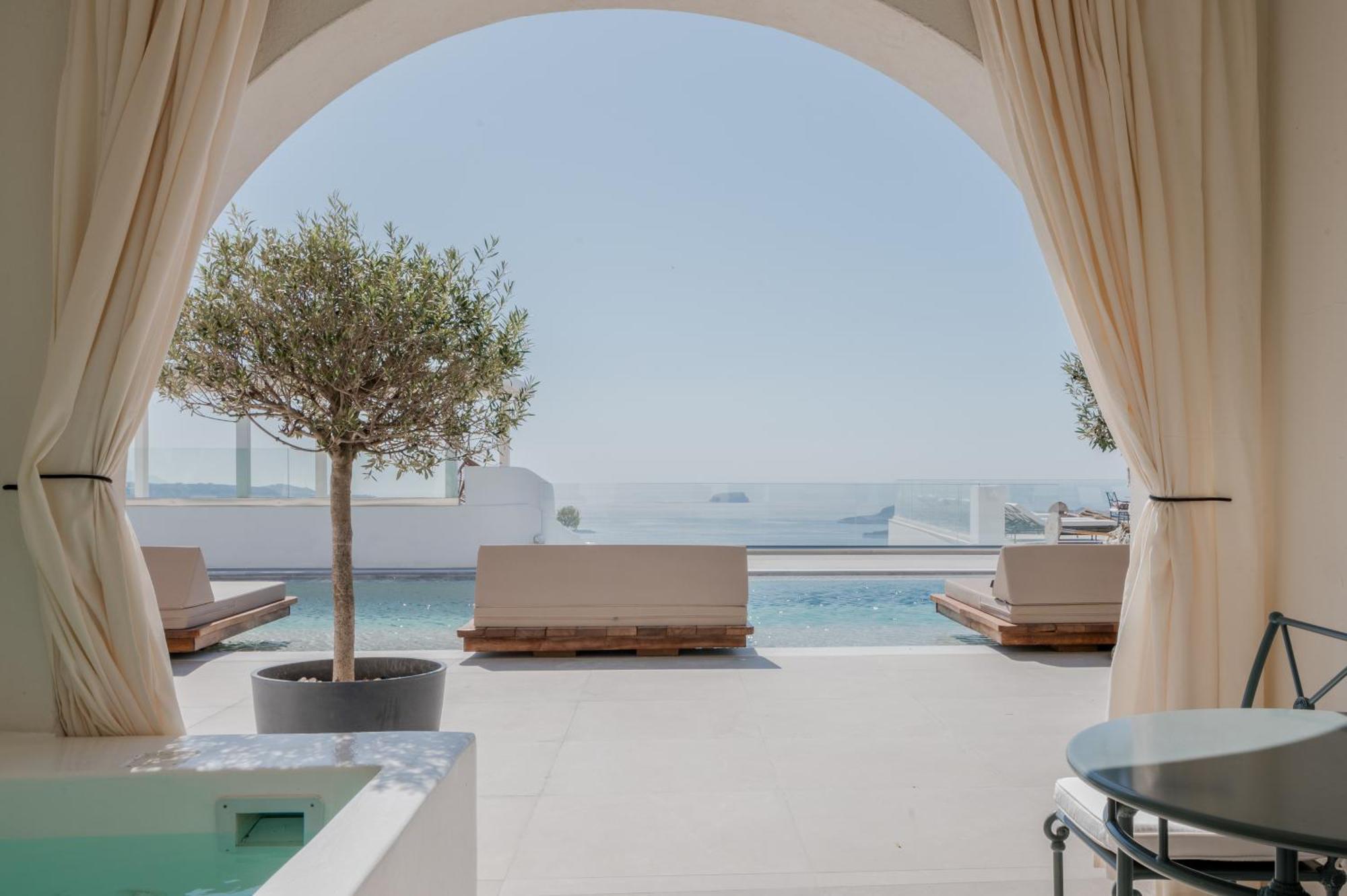 Apeiron Blue Santorini - Sustainable Adults Only 14 Plus Fíra Kültér fotó