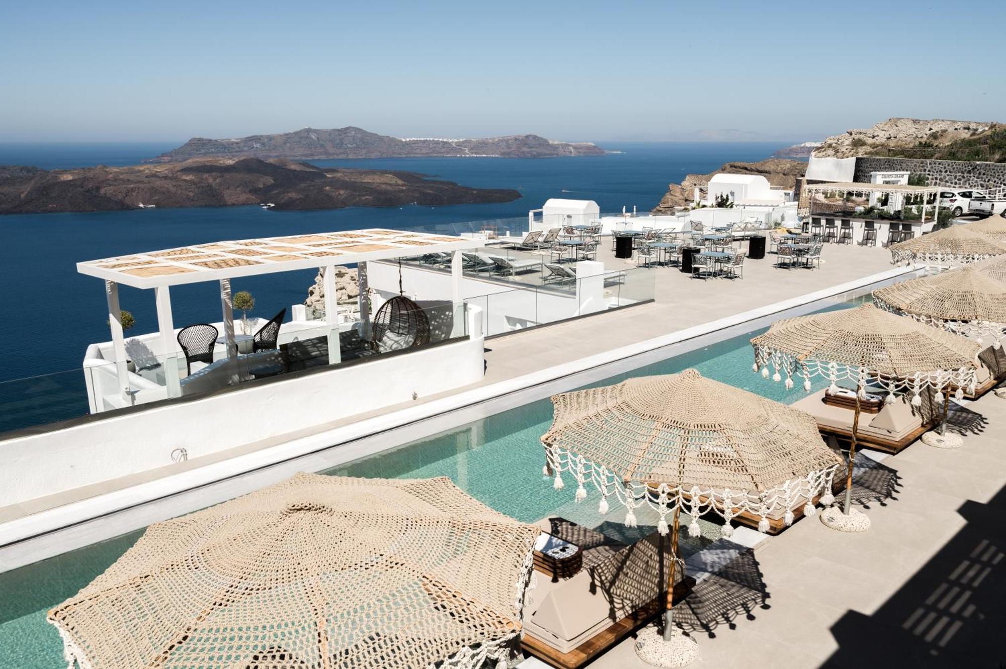 Apeiron Blue Santorini - Sustainable Adults Only 14 Plus Fíra Kültér fotó