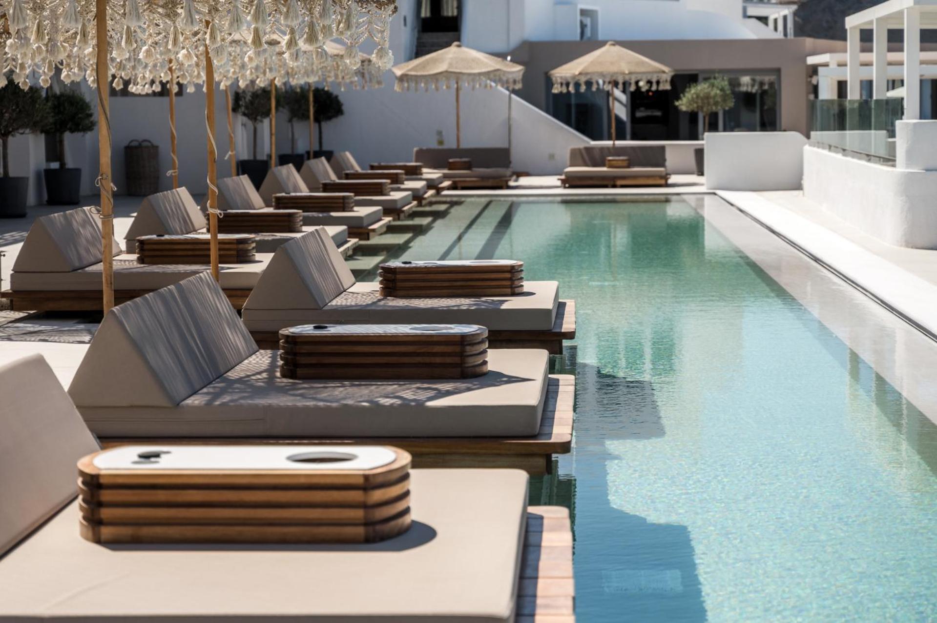 Apeiron Blue Santorini - Sustainable Adults Only 14 Plus Fíra Kültér fotó